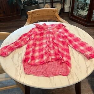 Hester and Orchard Plaid Top